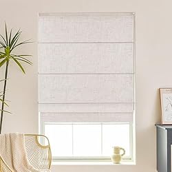 Hiifroy Roman Shades for Windows, 100% Black Out