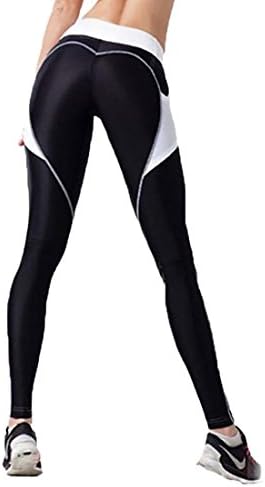 CYMF Yoga Pants Sport Leggings Exercise Workout Heart Patchwork Elastic Compression