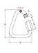 US STAINLESS Stainless Steel 316 Delta Quick Link 1/4