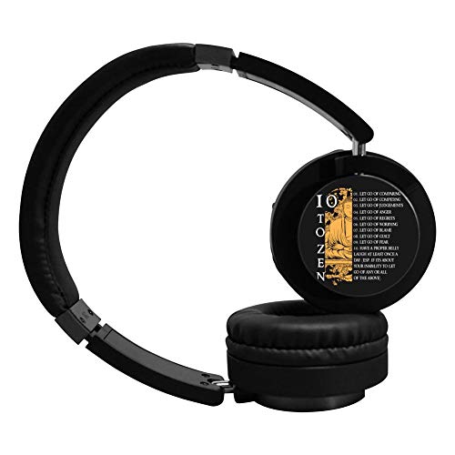 MagicQ New Zen Awesome Buddhist Teaching for Life Bluetooth Headphones,Hi-Fi Stereo Earphones Headset.