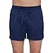Intimo Men's Classic Silk Boxers, Dark Navy, Large