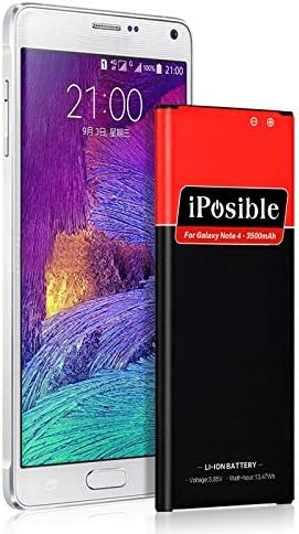 iposible Galaxy Note 4 Battery, 3500mAh Replacement Li-ion Battery for Samsung Galaxy Note 4 SM-N910F / SM-N9100 / SM-N910U / SM-N910C / SM-N910H / SM-N910A - [24-month warranty]