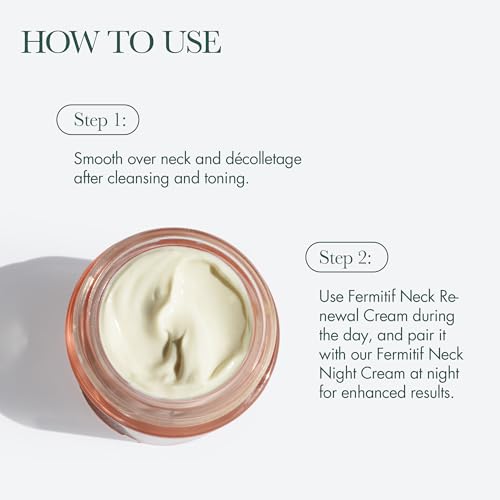 RéVive Fermitif Neck Renewal Cream SPF 15, Neck Tightening Cream for Lifting & Smoothing, Daily Neck Firming Moisturizer with Bio-Renewal Peptide & Bio-Firming Peptide, 2.5 oz
