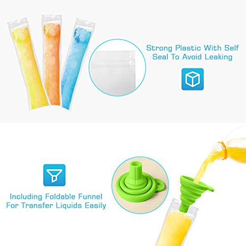 Ice Cube Trays with Lids,Icnice 3 Pack Flexible Silicone Ice Cube Molds 111 Cavities Ice Trays BPA Free with 20 Ice Popsicle Bags,Ice Cube Clamp and Funnel for Cocktail,Whiskey,Chilled Drinks