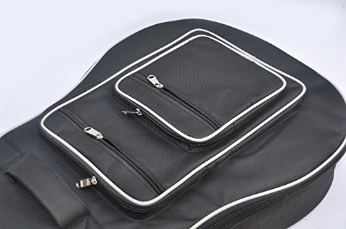 image for Tosnail 41 Inch Full Size Padded Acoustic Guitar Gig Bag with Backpack