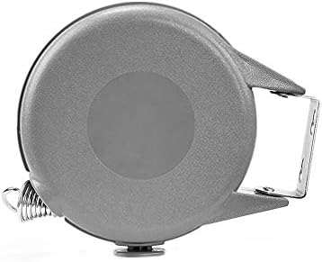 jfkj Retractable Clothesline, 40ft Adjustable Heavy Duty Clothesline Rope, Single Line Easy Install Clothes Drying Rack Hang Wet Dry Laundry Indoor Outdoor (Grey)