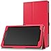 MoKo Case for Fire 2015 7 inch - Slim Folding Cover for Amazon Fire Tablet (7 inch Display - Previous 5th Generation, 2015 Release Only), RED