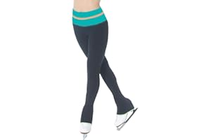 Mondor Girls Ladies Figure Skating Leggings - Ice Skating Colour block leggings 4837