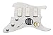 920D Custom Shop Duncan SM-3 Mini Humbucker Strat Pickguard White Pearl/Chrome