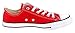 Converse Unisex Sneaker, Red, 6 US Men