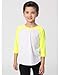 American Apparel toddlers Poly-Cotton 3/4 Sleeve Raglan (BB153)