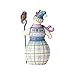 Enesco Jim Shore Heartwood Creek Snowman with Owl Friend