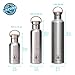 Tree Tribe Stainless Steel Water Bottle 20 oz - Indestructible, BPA Free, 100% Leak Proof, Eco Friendly, Double Wall Insulated Technology for Hot and Cold Drinks, Wide Mouth, Bamboo Cap