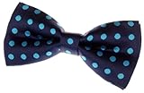Classic Polka Dots Woven Microfiber Pre-tied Bow Tie (5") - Various Colors
