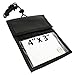 Ultimate Passport or Trade Show Travel Wallet with THREE Pockets - Heavy Duty - Adjustable Neck Lanyard & Pen Holder by Specialist ID (Black)