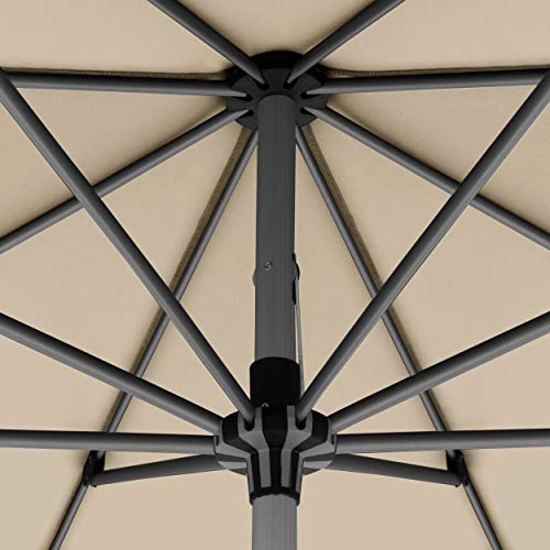 Knirps Sonnenschirm AUTOMATIC – Quadratischer Kurbelschirm – Modernes Design – Starker UV-Schutz – 240x240 cm… – Bild 8