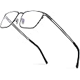 FONEX Pure Titanium Glasses Frame Men Square Eyeglasses Optical Eyewear F85779