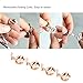 Aiiko Compatible Galaxy Watch 4 (42mm) Bands 20mm O-Link Design Stainless Steel Metal Band Link Bracelet with Rhinestone Diamond Bling Replacement for Samsung Galaxy Watch 42mm/Active 40mm(Rose Gold)