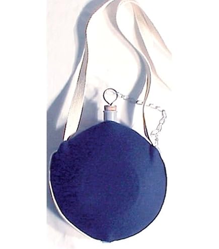 thumbnail image 2 of US Union Army Civil War Canteen Replica - Sky Blue Wool Cover With Canvas Strap 2 of 10