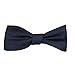 LUTHER PIKE SEATTLE Self Tie Bow Ties For Men Bowtie Tuxedo Bow Tie (Navy Blue)