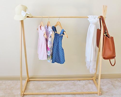 QUICK SHIP | Kids A-Frame Clothing Rack | Kids Clothes Rack | Converts to Tent Frame | Free Canvas Carrying Bag | Easily Collapsible