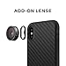 RhinoShield Full Impact Protection Case Compatible with [iPhone X] | SolidSuit - Military Grade Drop Protection, Supports Wireless Charging, Slim, Scratch Resistant - Carbon Fiber Texture