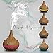 PUREST NATURALS 300ml Essential Oil Oils Diffuser Ultrasonic Cool Mist Aroma Humidifier - Whisper Quiet Large Aromatherapy Air Purifier for Home Office Bedroom Living Room Yoga (ENGRAIN)