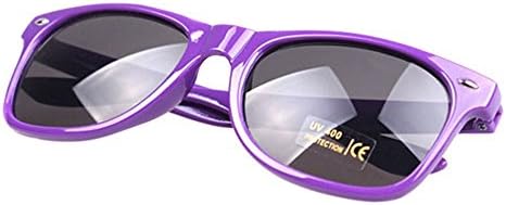 FancyG Classic Retro Fashion Style UV 400 Protection Lens Sunglasses Frame Eyewear - Purple