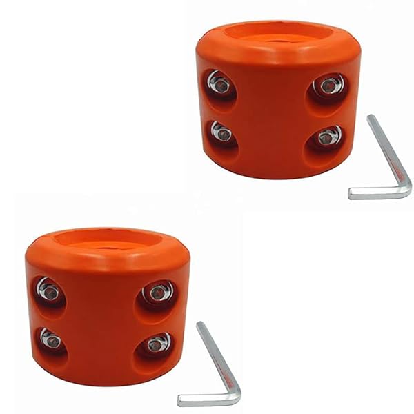 ATVSCHS Winch Cable Hook Stopper Rubber Winch Line Saver with Allen Wrench for ATV UTV Winches