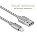 Quntis 3 Pack 10ft Extra Long Durable Braided USB Charger Cable Data Power Cord Lighting Charging Wire for iPhone 7 7 Plus 6s 6Plus 6 5s SE iPad Air Mini iPod Touch (Gray)