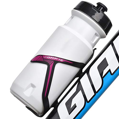 zonkie Bicycle Water Bottle Cages, Basic MTB Bike Bicycle Aluminum
