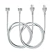Macbook/Mac Pro/Air Power&Charger Extension Cable/Cord, Otmake US Standard Plug 6 Feet Extra Plug Power Adapter Extension Cable for Apple Products (2 - Pack)