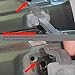 Black Hood Latch Rubber Catch Release Kit Fits 2007-2016 Jeep Wrangler TJ Includes Both Hood Catches G014JP