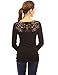 PattyBoutik Mama V Neck Lace Inset Maternity Tunic