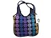 BUILT NY Essential Neoprene Shopping Tote Bag, Plum Dot