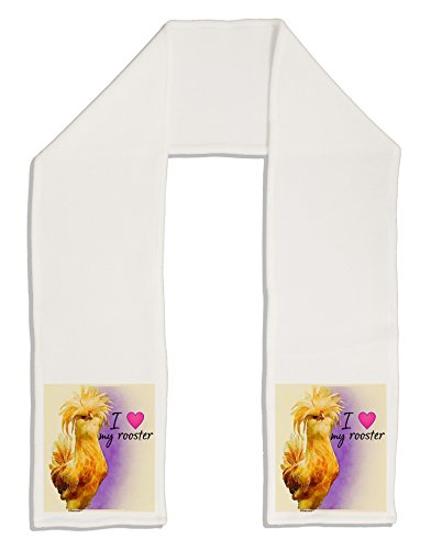 TooLoud I Heart My Rooster Adult Fleece 64" Scarf