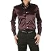 ZERDSKY Men's Regular-Fit Solid Color Dance Prom Dress Shirt