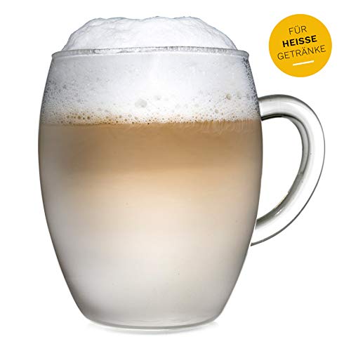 Creano Teeglas all in one, GroÃe Teetasse mit Sieb und Deckel aus Glas, 400ml ein idealer Teebereiter – Bild 8