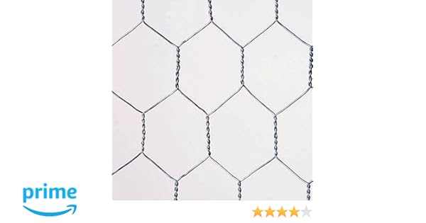 Catral 55020016 - Malla galvanizada hexagonal, 100 x 300 x 4 cm ...