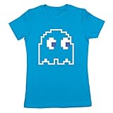 8-Bit Video Game Ghost Group Halloween Costume Womens Shirt