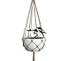 Basketball Holder,Longer Macrame Plant Hanger Hanging Planter Hanging Net Basket Hemp Rope 52 Inch for 10 inch Pot, Pot and Plant Excluded (8LEGS)