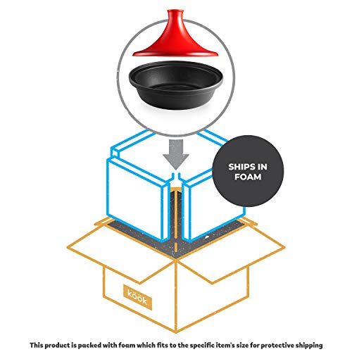 Moroccan-Tagine-by-Kook-Ceramic-Lid-Cast-Iron-Base-Red-Stove-Safe-25qt