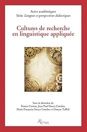 Cultures de recherche en linguistique appliquée