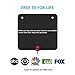 Digital Antenna for HDTV, Paxcess TV Antenna Indoor Amplified Flat TV Antenna, Leaf Antenna 50 Miles Range with Signal Amplifier Booster, USB Power Supply, 16.5ft Coax Cable for Local Free TV (Black)