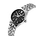 CIVO Men's Luxury Stainless Steel Band Waterproof Business Casual Wrist Watch Date Calendar (Black)