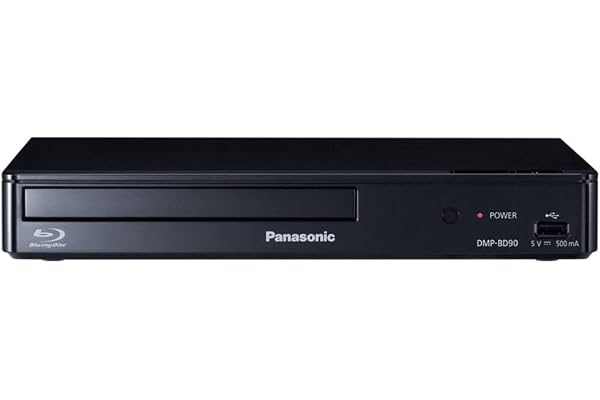 Panasonic DMP-BD90P-K Blu-ray DVD Player with Full HD and Dolby Digital Sound (Black, Renewed)