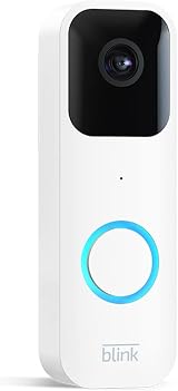 Blink Video Doorbell, 1080p HD, Two-Way Audio, Battery Powered, White
