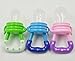 Set of 2 pcs Baby Fresh Food and Fruit Feeder Pacifier Nibbler BPA free, S and M Size, Colors Can be Pointed