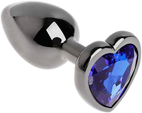 XVFCC TShirt Best Beginner Plug Aluminum Alloy Heart Shaped Rhinestone Toys For Women Adult Product L
