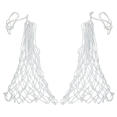 GSI Pair of Premium Quality Heavy Duty All Weather Professional Thick Basketball Net with 12 Loops (4mm)